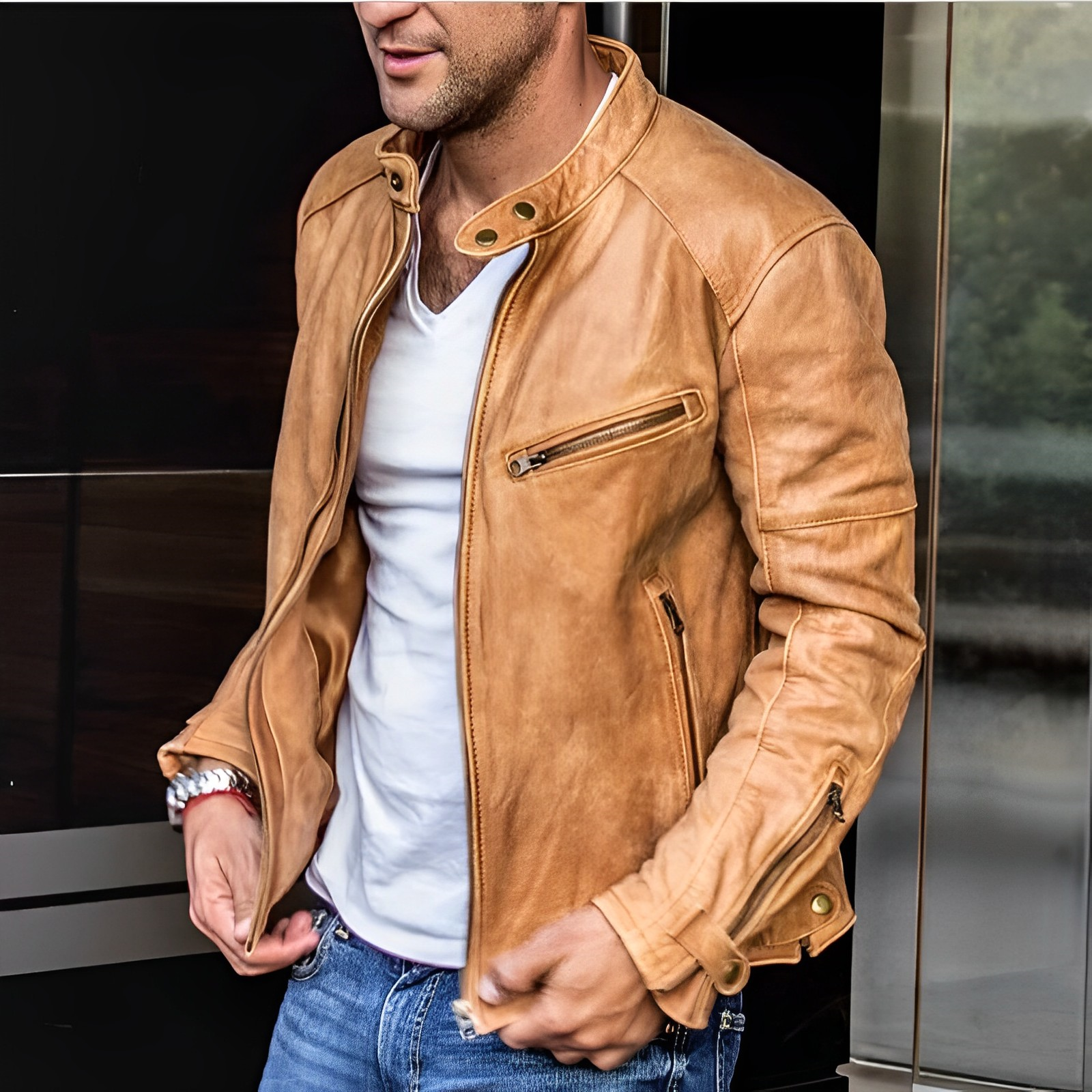 Cassius | Leather Jacket