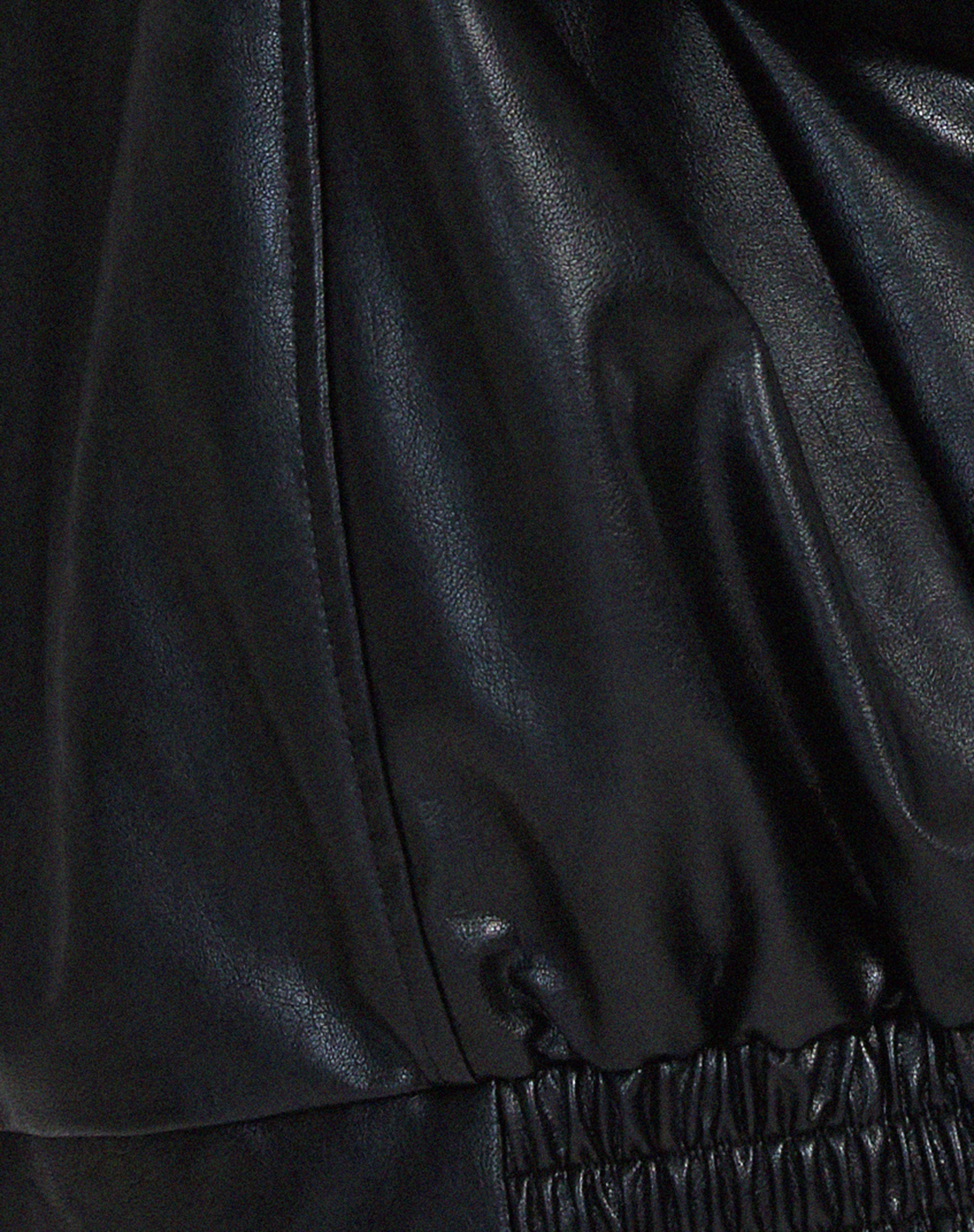 Gaia | Loose Leather Jacket