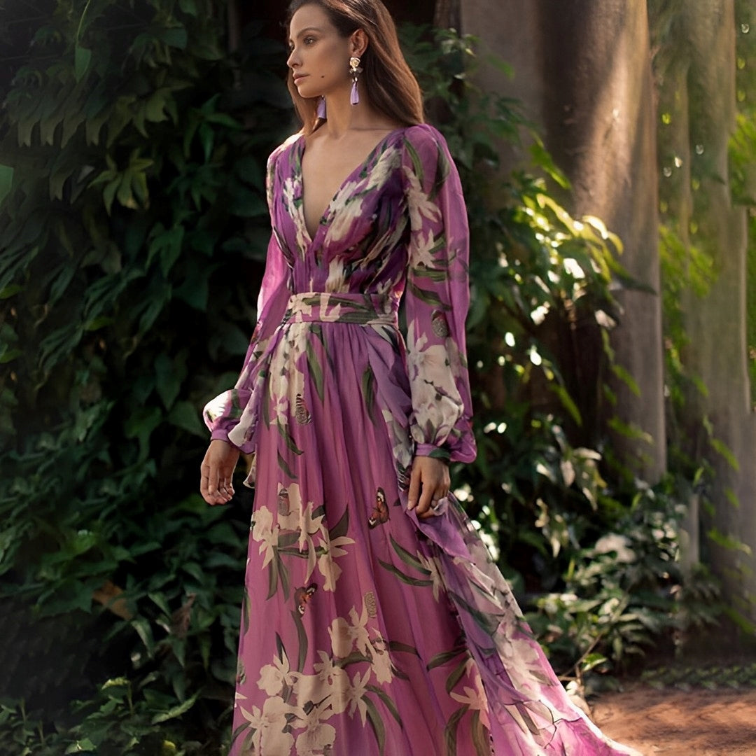 Zosia | Floral Chiffon Dress
