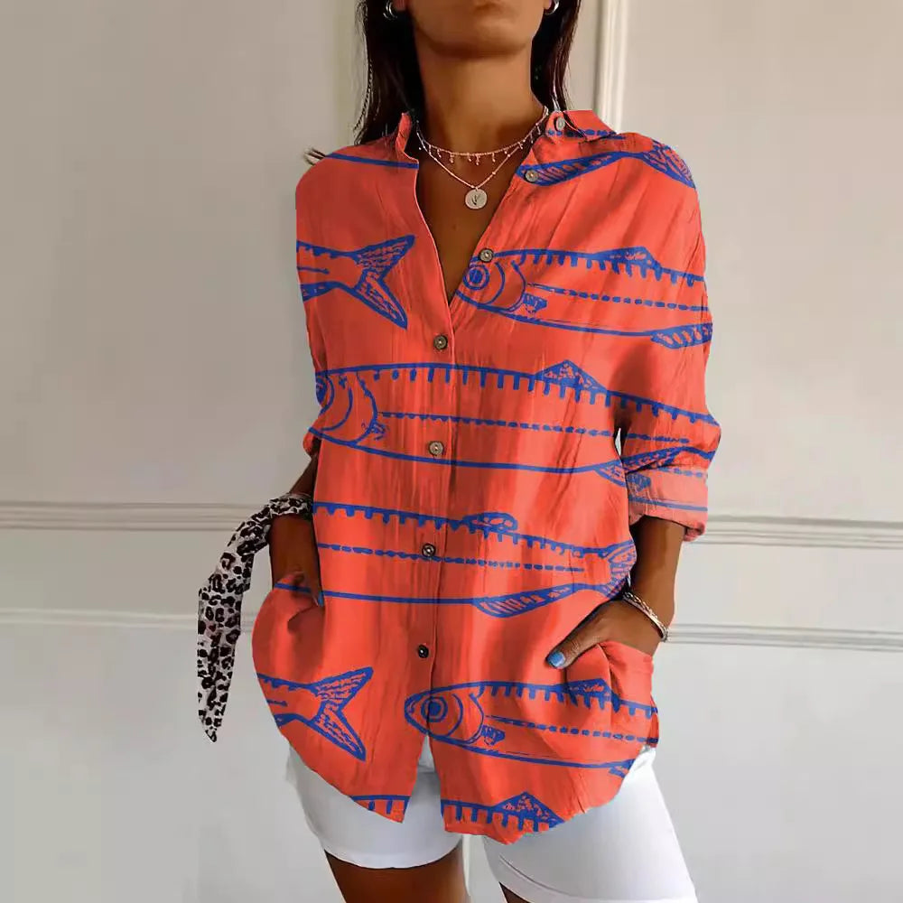 Brielle | Fashionable Printed Blouse