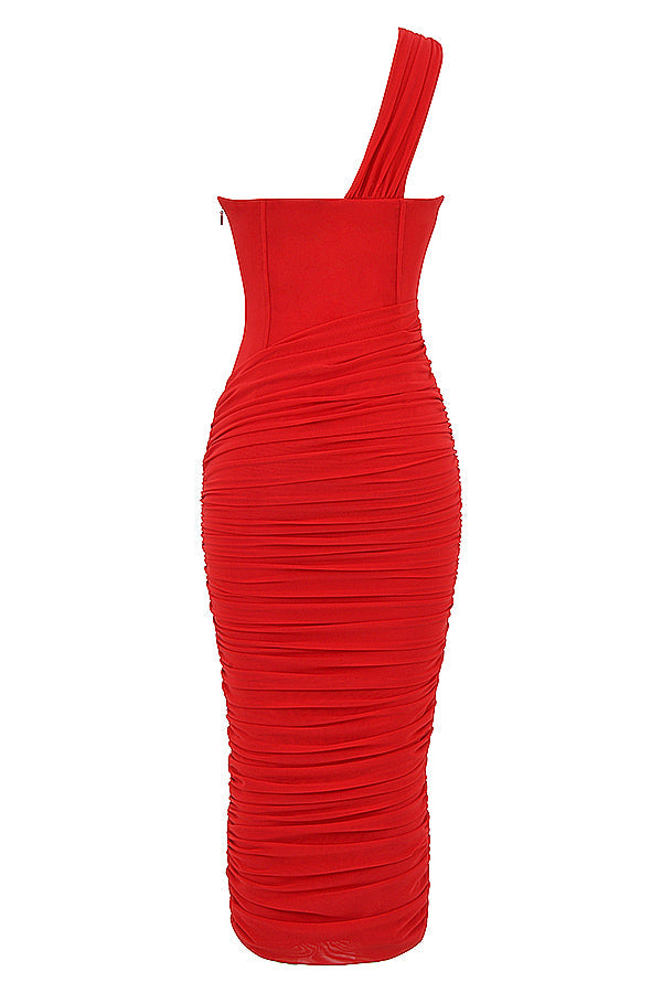 Vittoria | Asymmetric Midi Dress