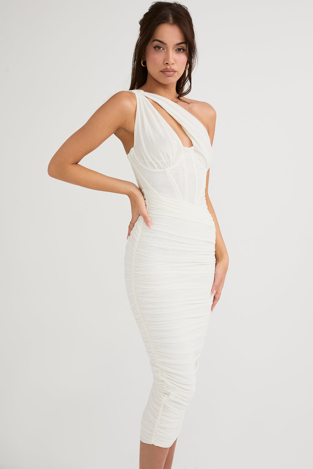 Vittoria | Asymmetric Midi Dress