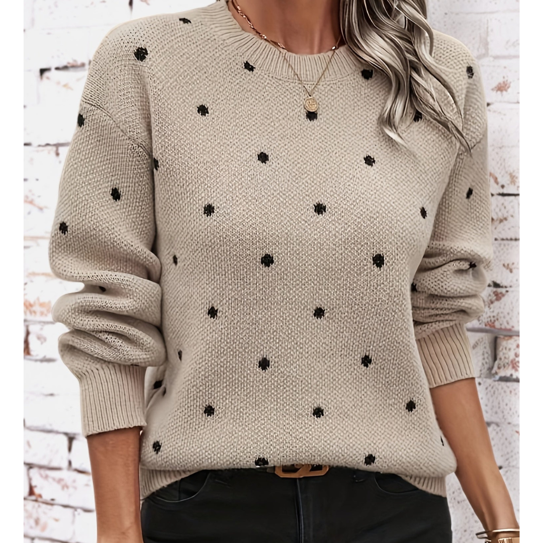 Adeline | Knit Crew Neck Sweater