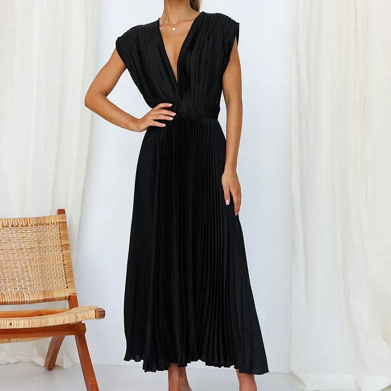 Arianne | V-neck Maxi Dress