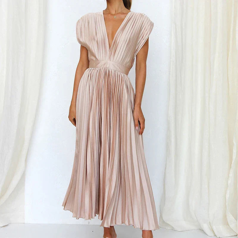 Arianne | V-neck Maxi Dress