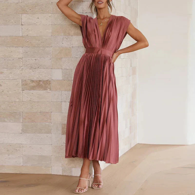 Arianne | V-neck Maxi Dress