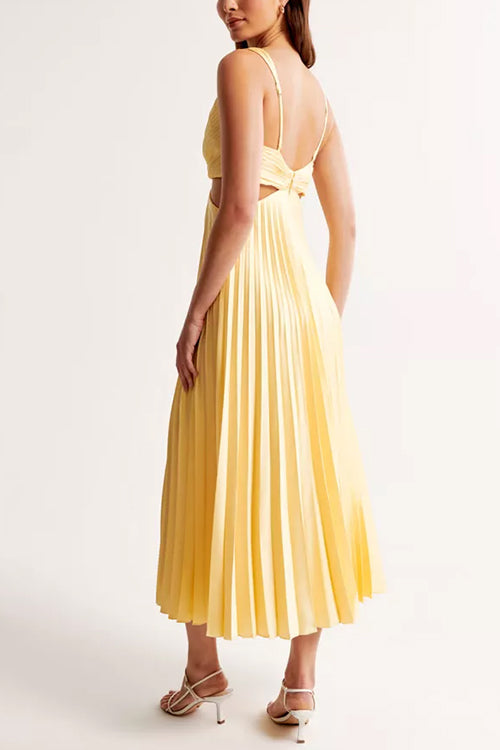 Courtney | Pleated Maxi Dress