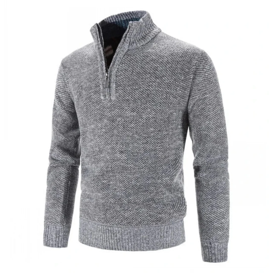 Callum | Half Zip Knitted Sweater