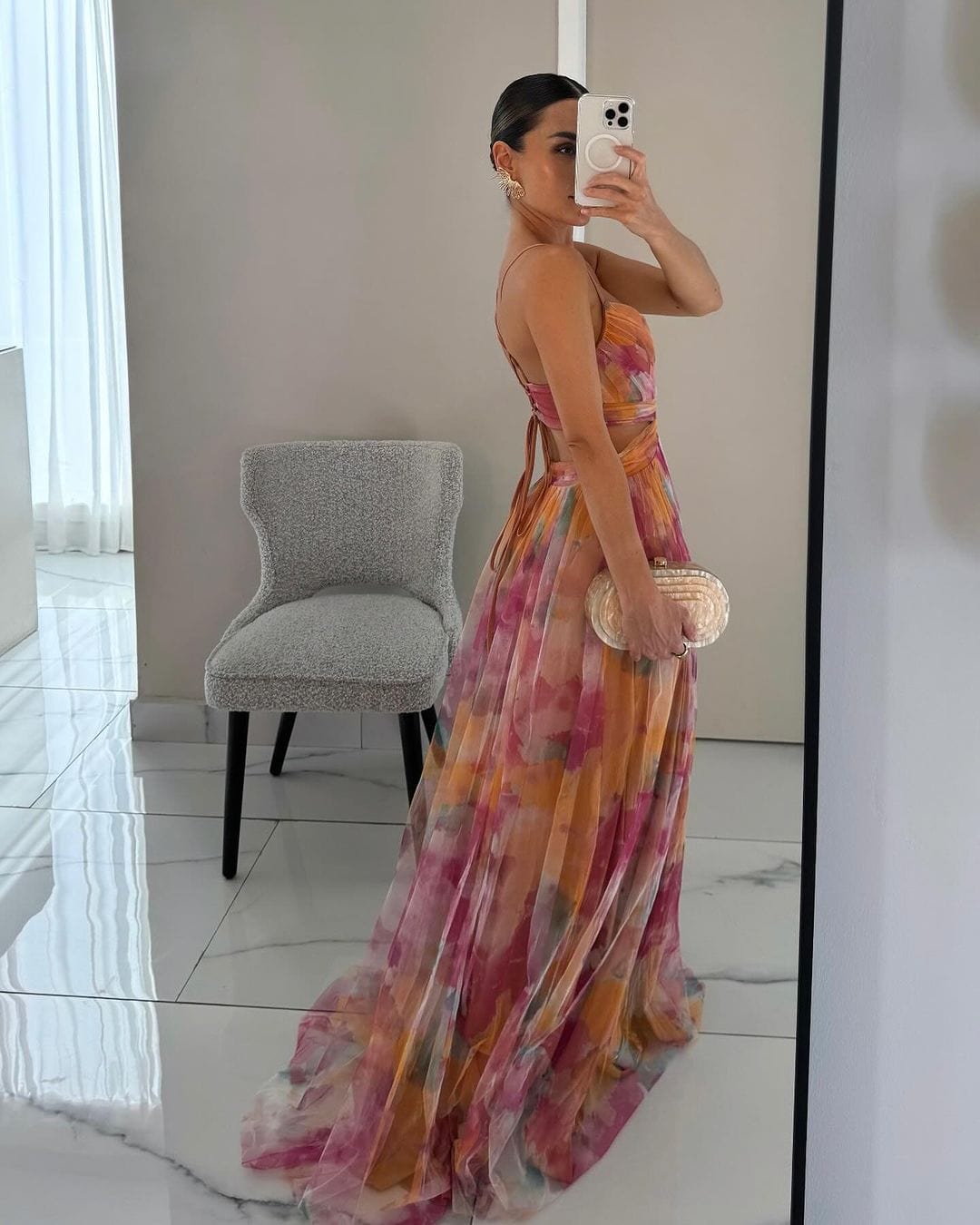 Zaina | Lace Long Dress
