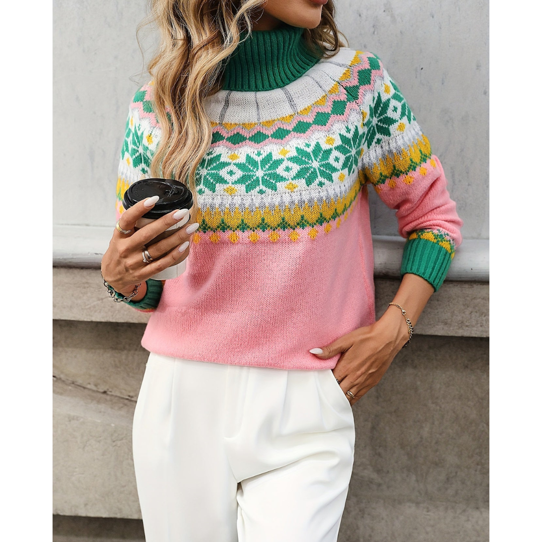 Amalia | Knitted Long Sleeve Sweater