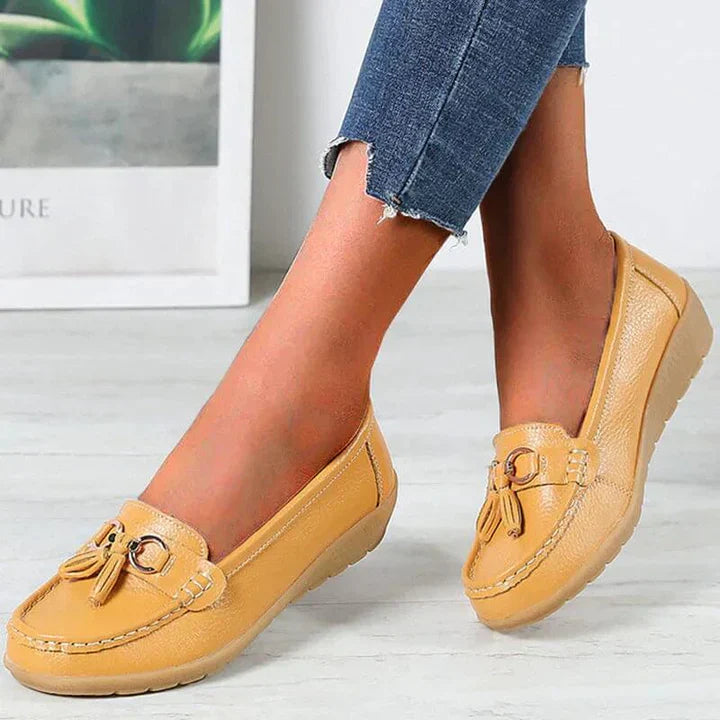 Maisie | Leather Moccasins