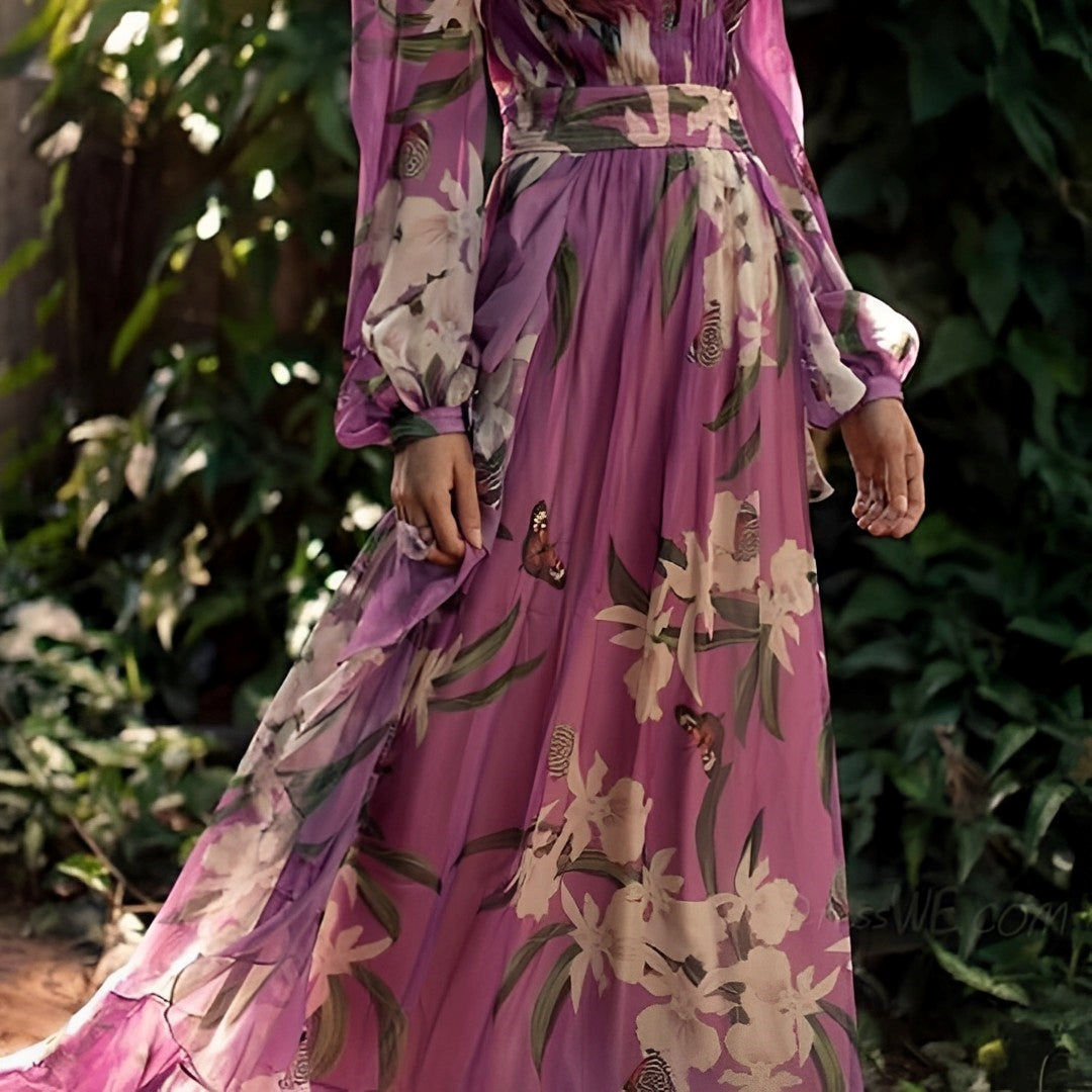 Zosia | Floral Chiffon Dress