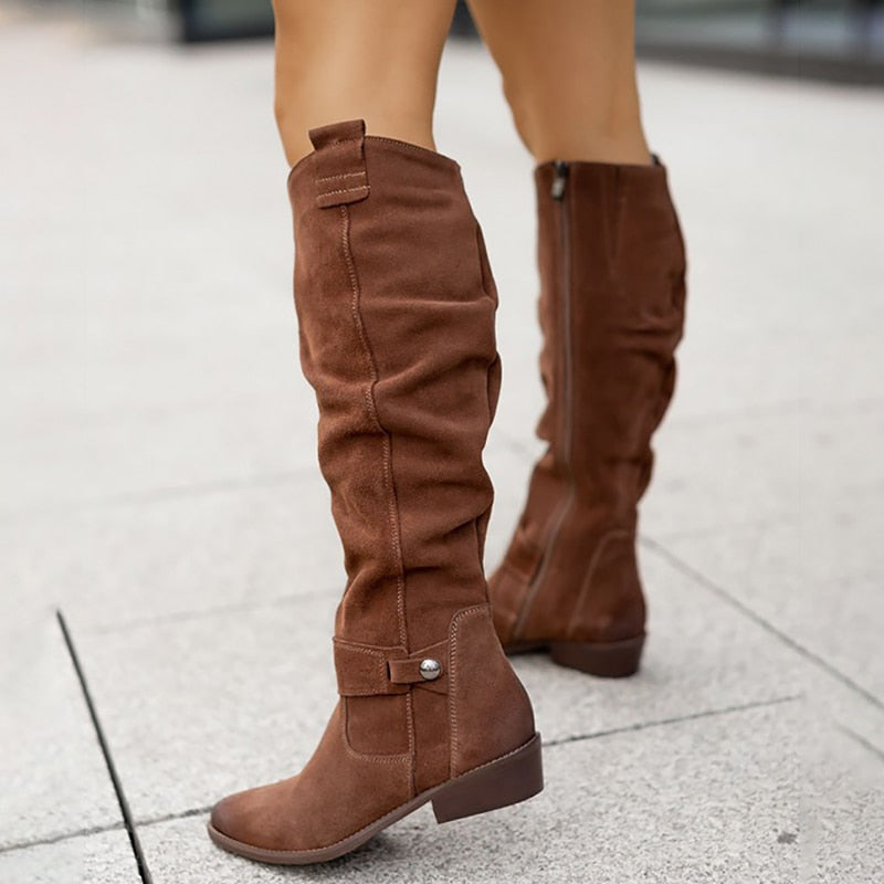 Leonie | Knee-High Leather Boots