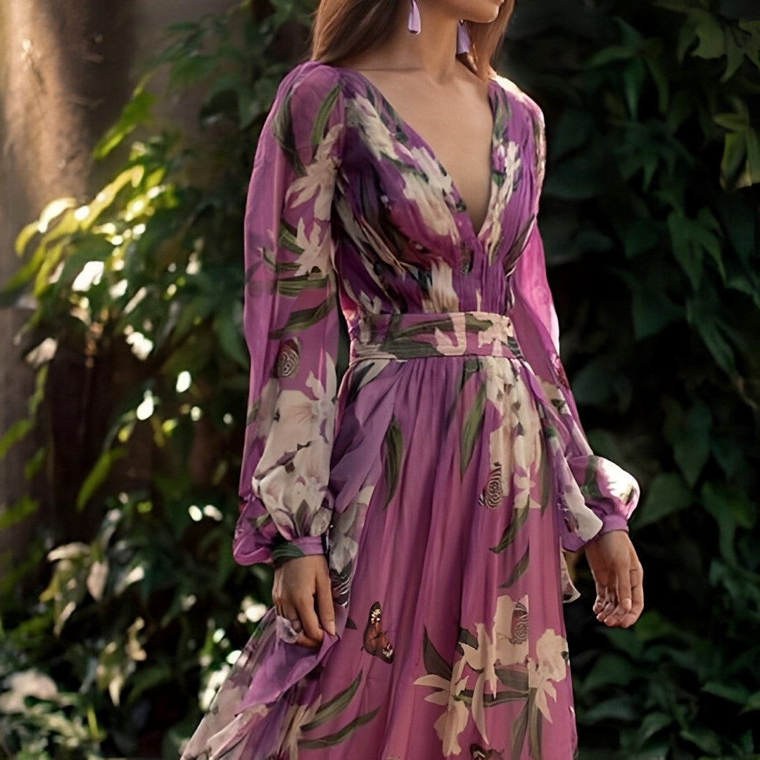 Zosia | Floral Chiffon Dress