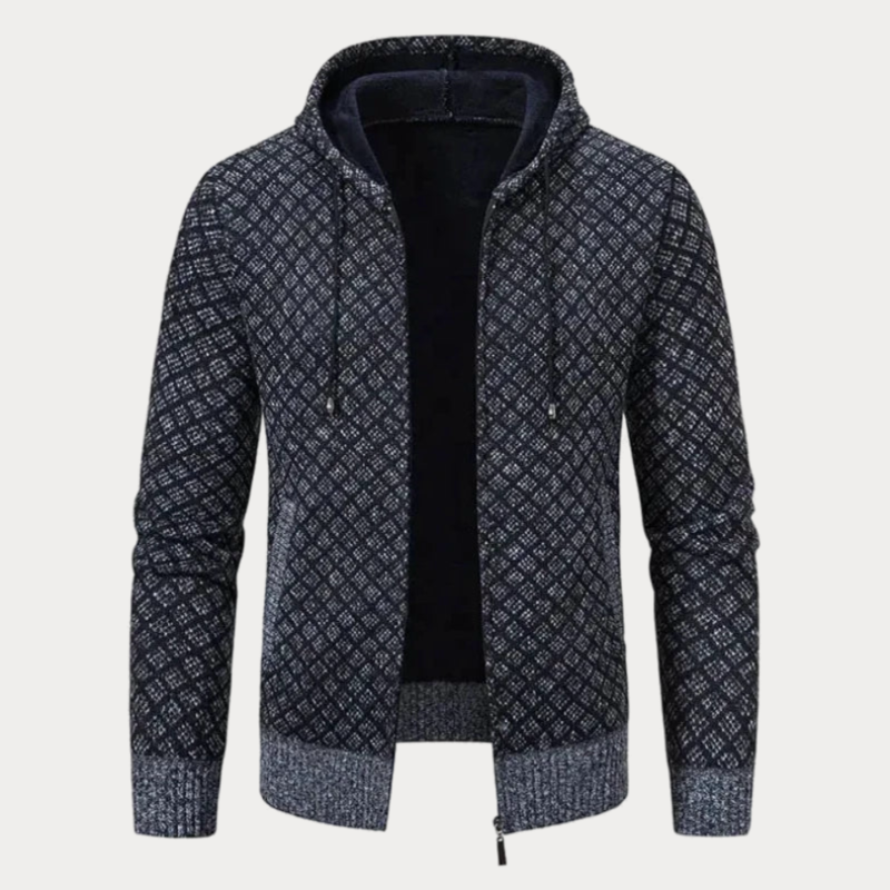 Claude | Hooded Zip-up Cardigan