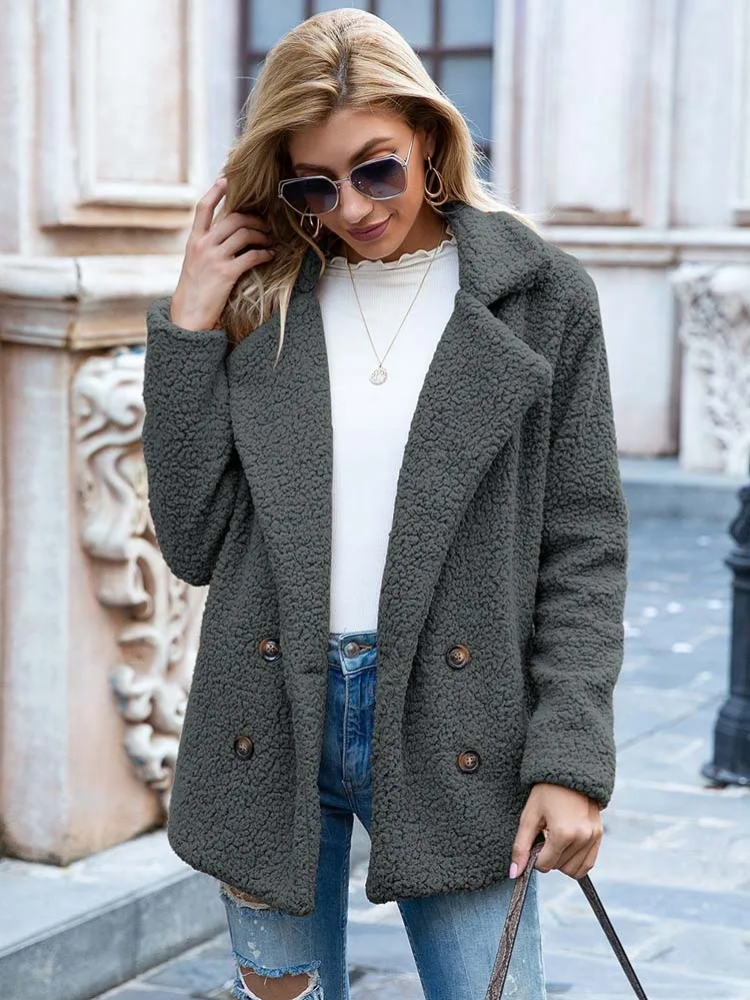 Cordelia | Stylish Teddy Coat