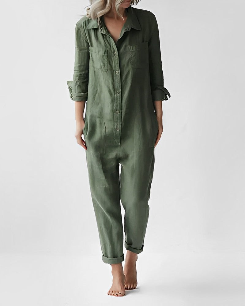 Jovie | Green Jumpsuit