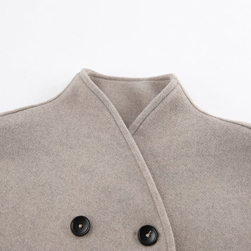 Poppy | Double-Breasted Wool Coat