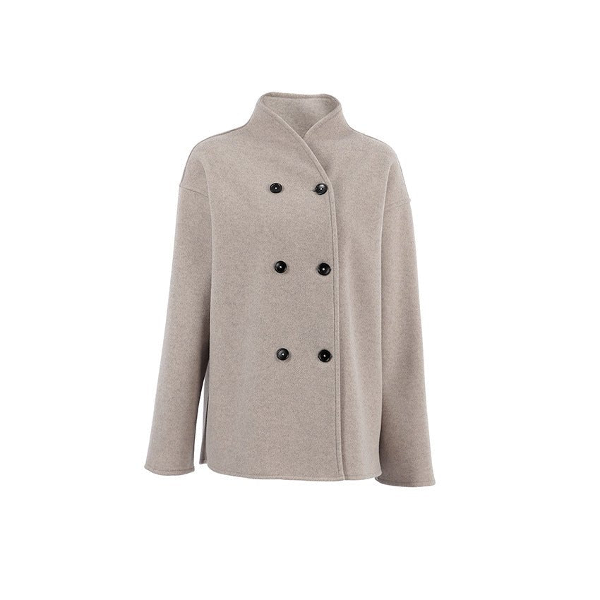 Poppy | Double-Breasted Wool Coat