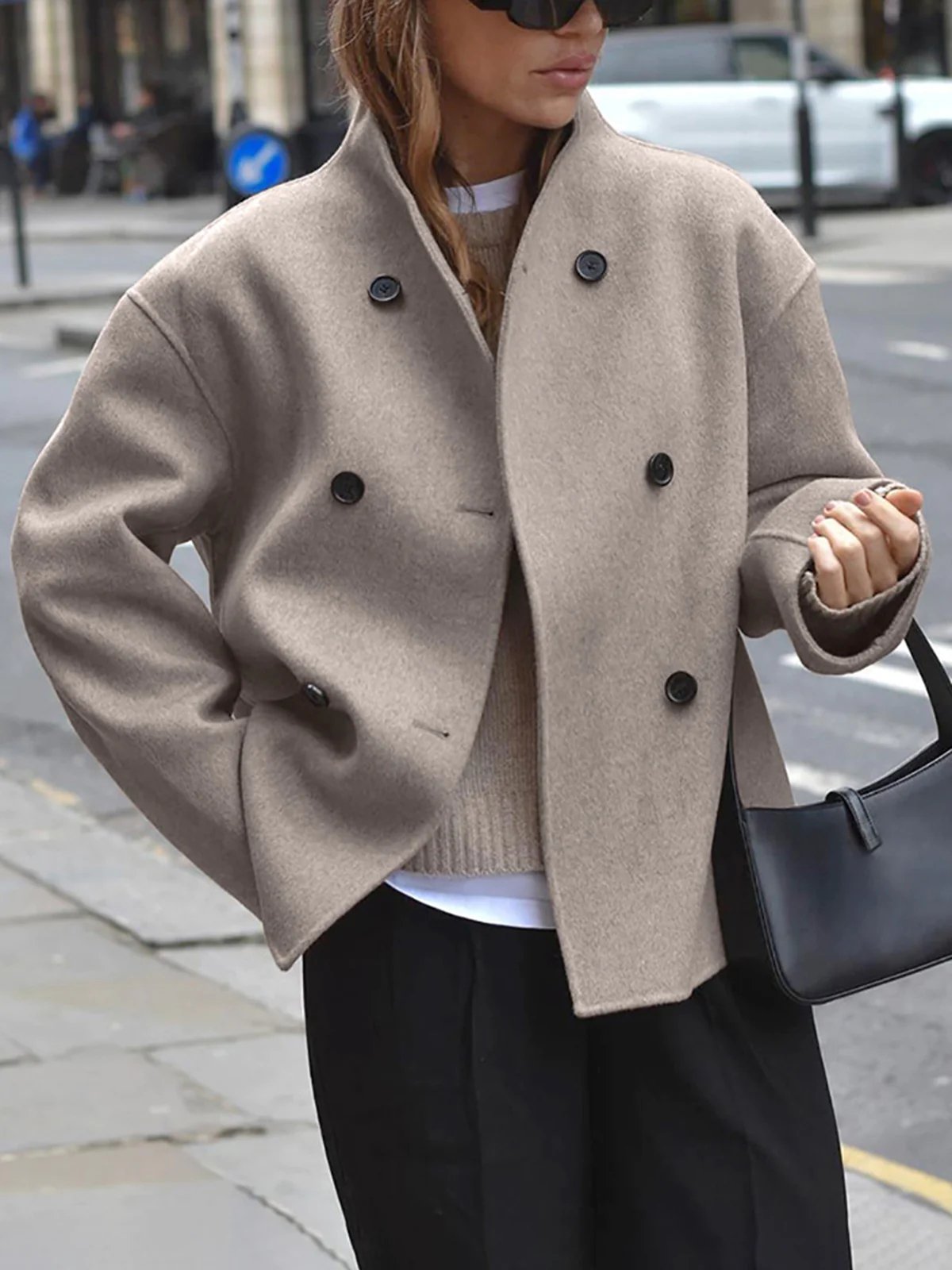 Poppy | Double-Breasted Wool Coat