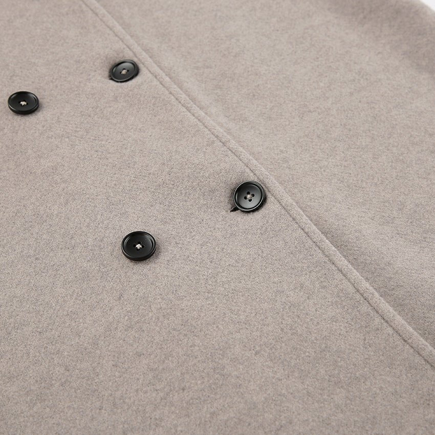 Poppy | Double-Breasted Wool Coat