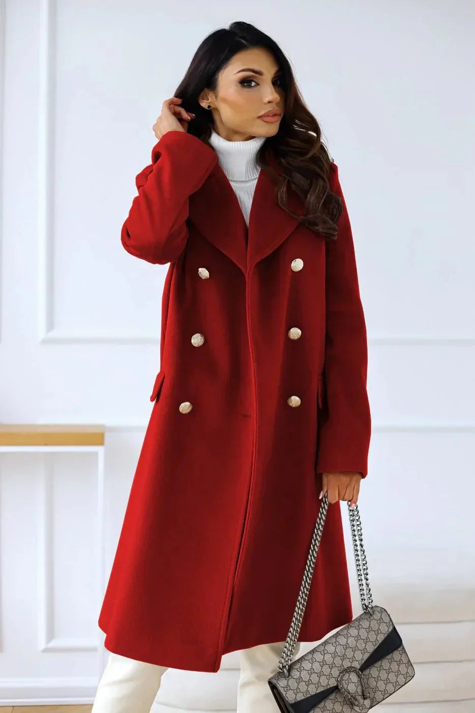 Evie | Stylish Wool Coat