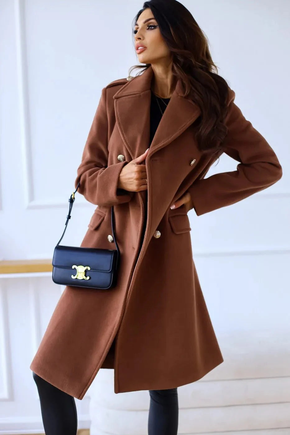 Evie | Stylish Wool Coat