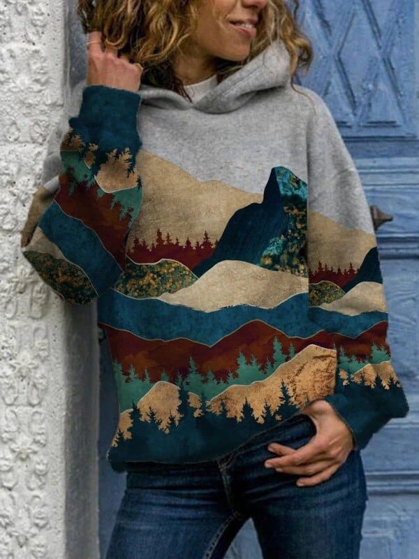 Molly | Mountain Landscape Hoodie