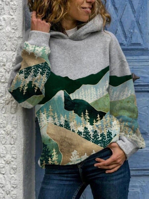 Molly | Mountain Landscape Hoodie