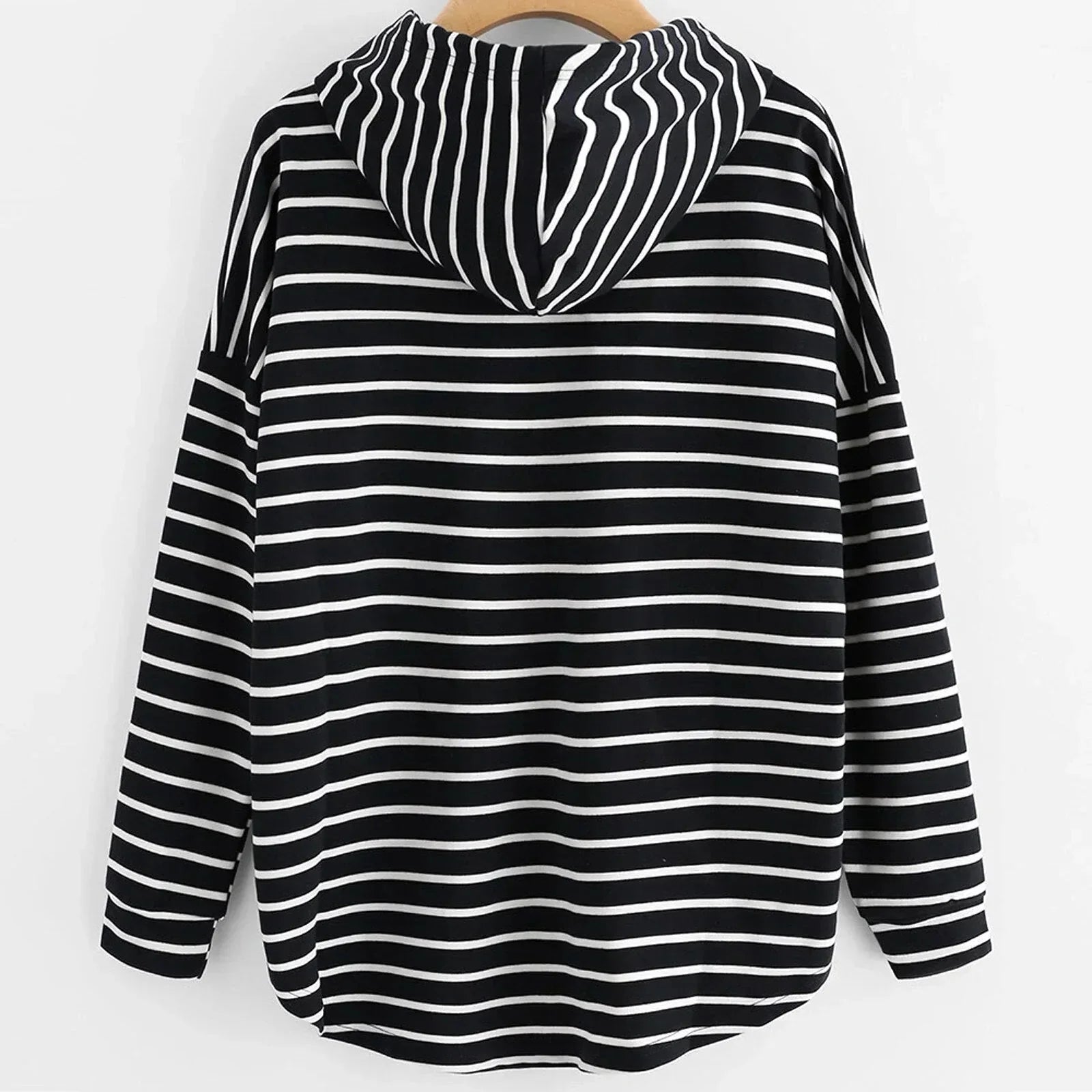 Holly | Striped Casual Hoodie