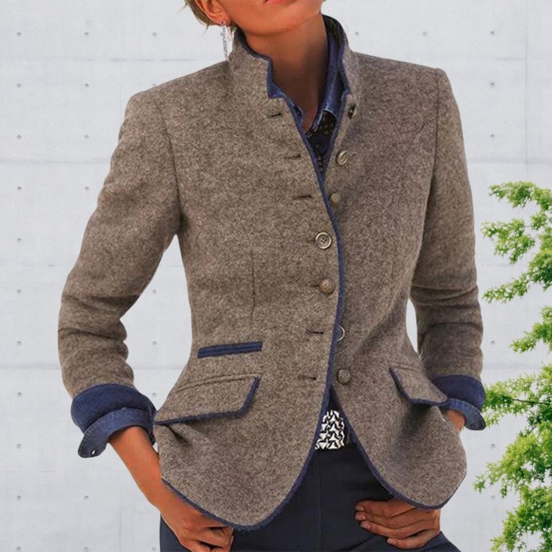 Lucy | Tailored Wool Buttoned Jacket